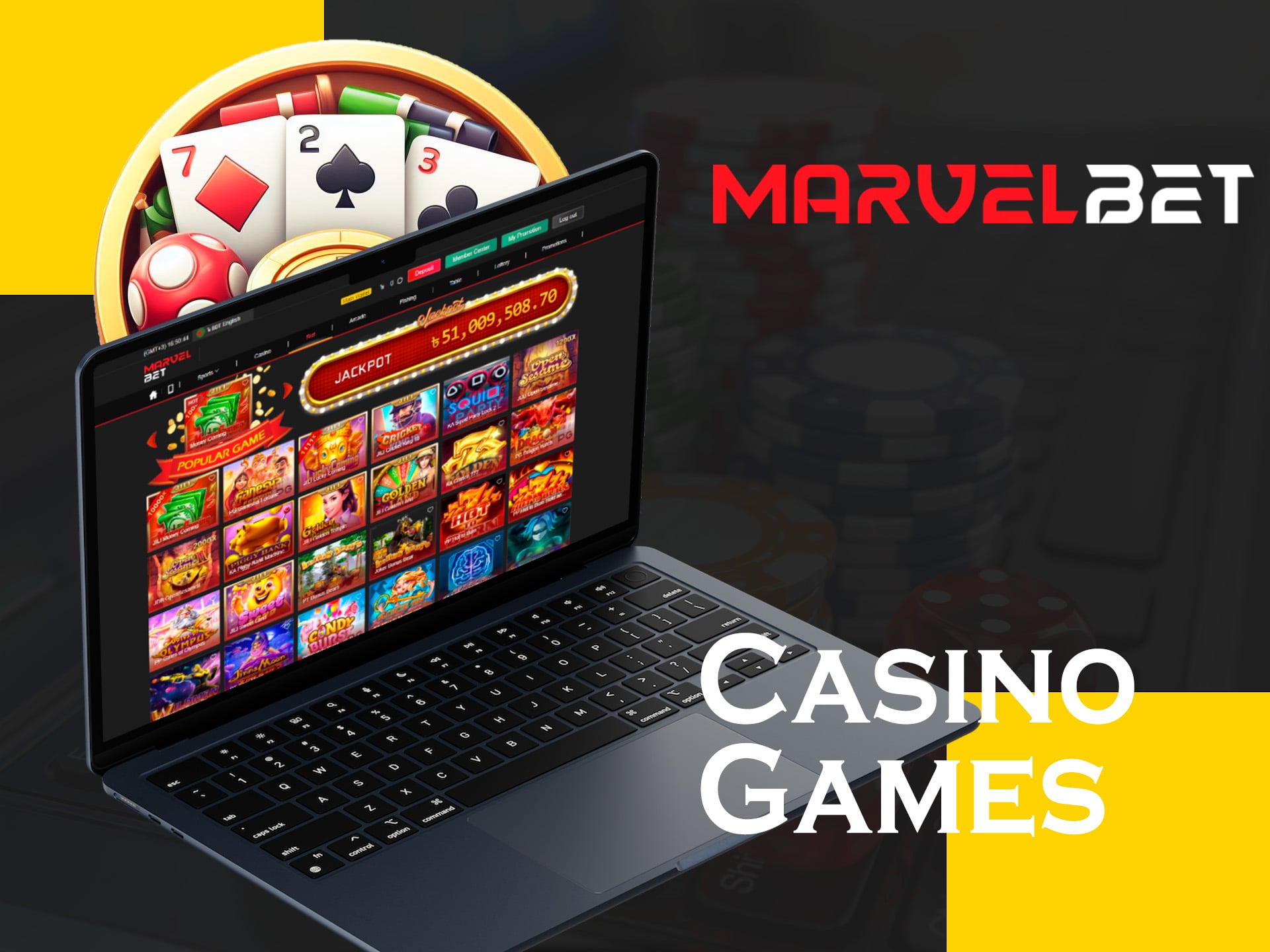 Marvelbet casino games