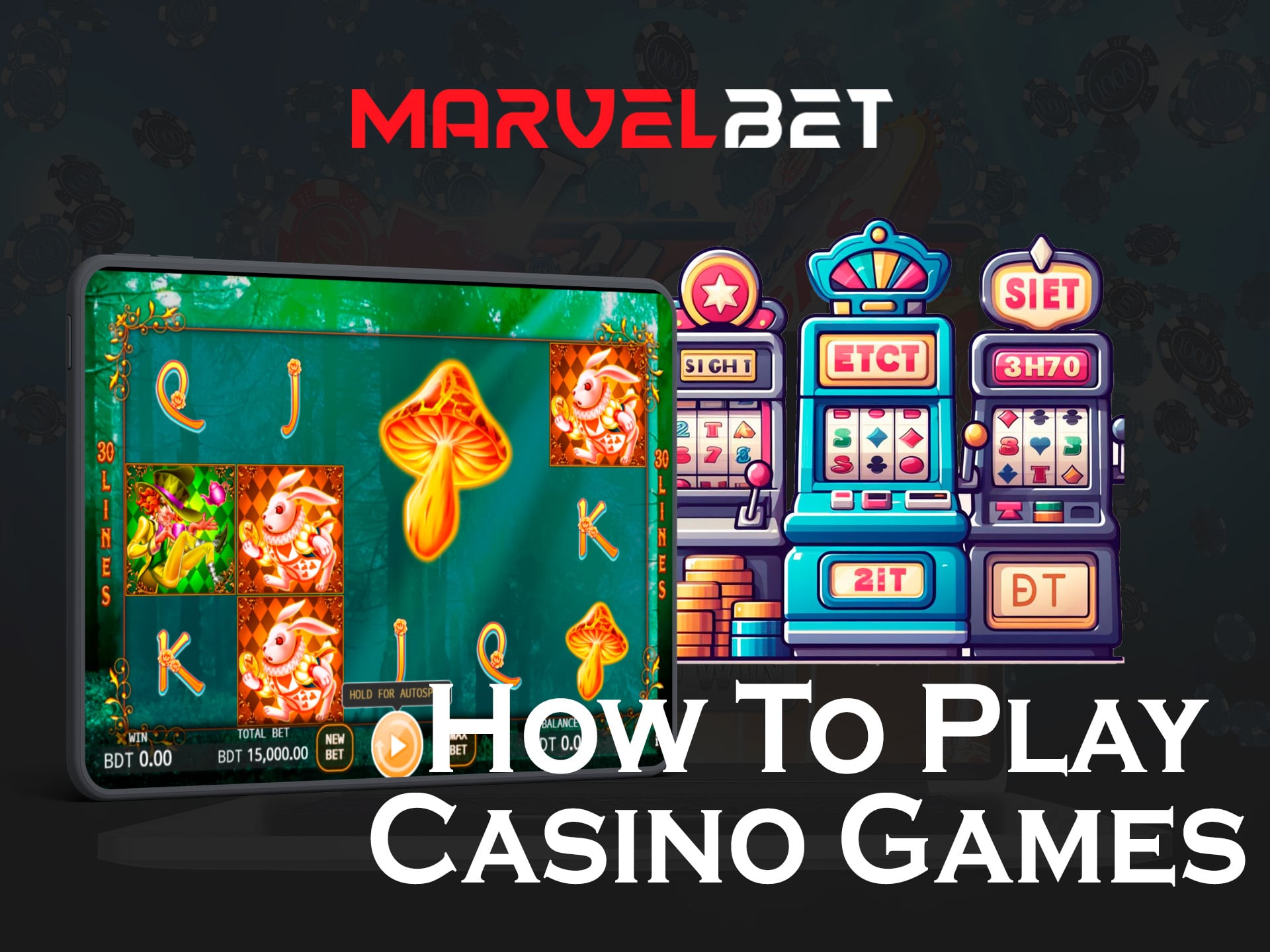 how to play casino games in Marvelbet Bangladesh