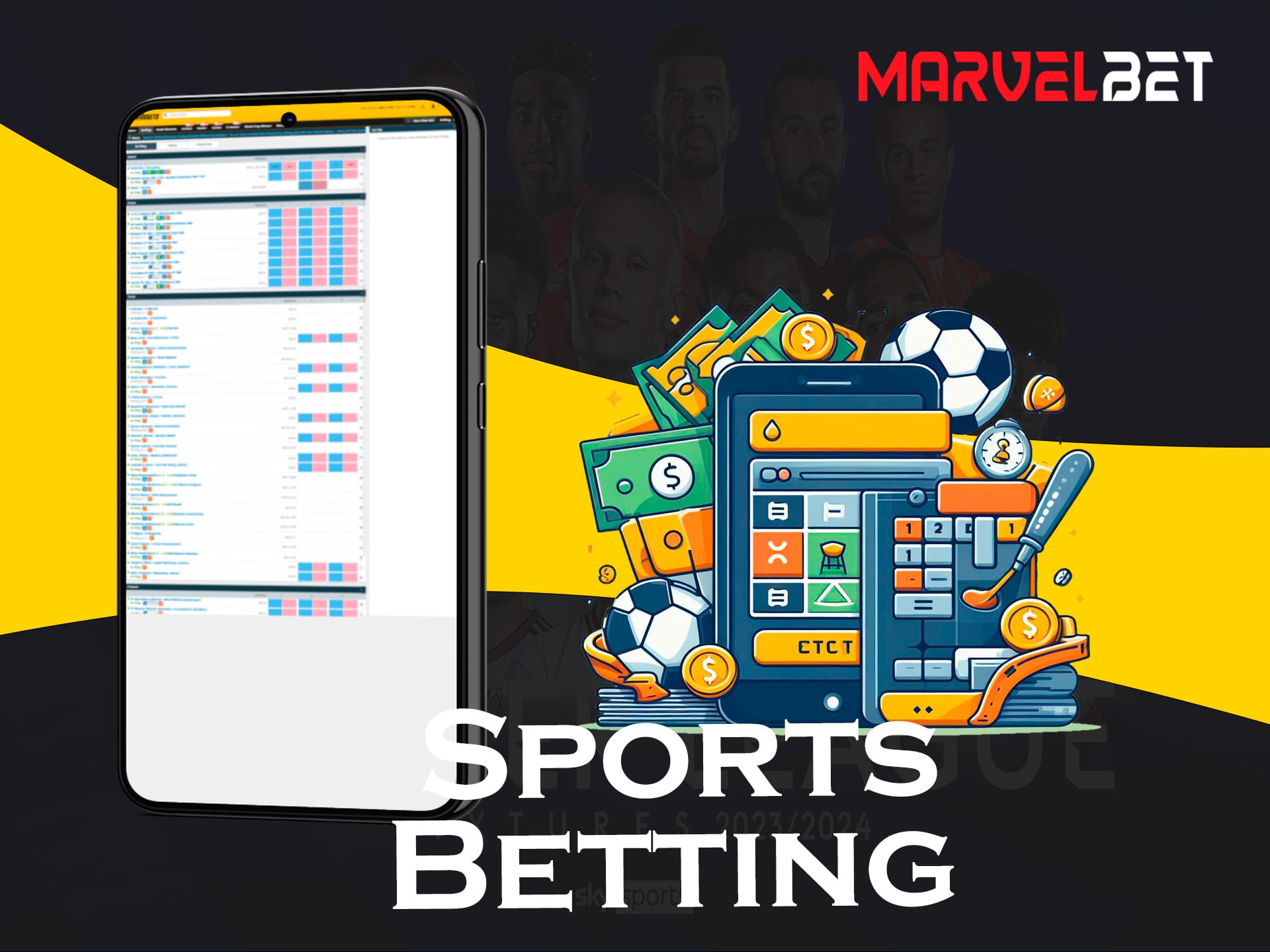 sports betting in marvelbet apps 
